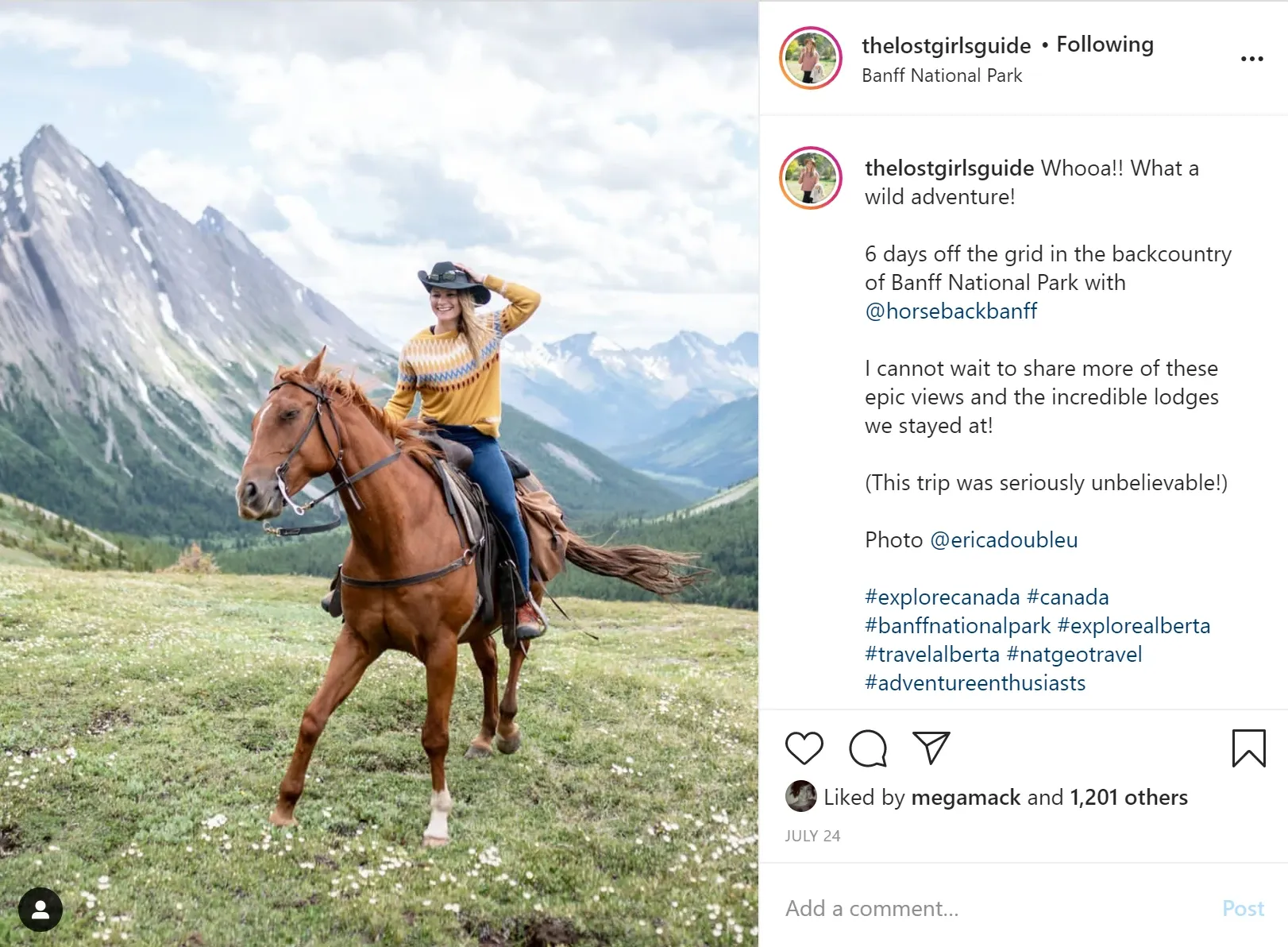 Influencer marketing campaign example