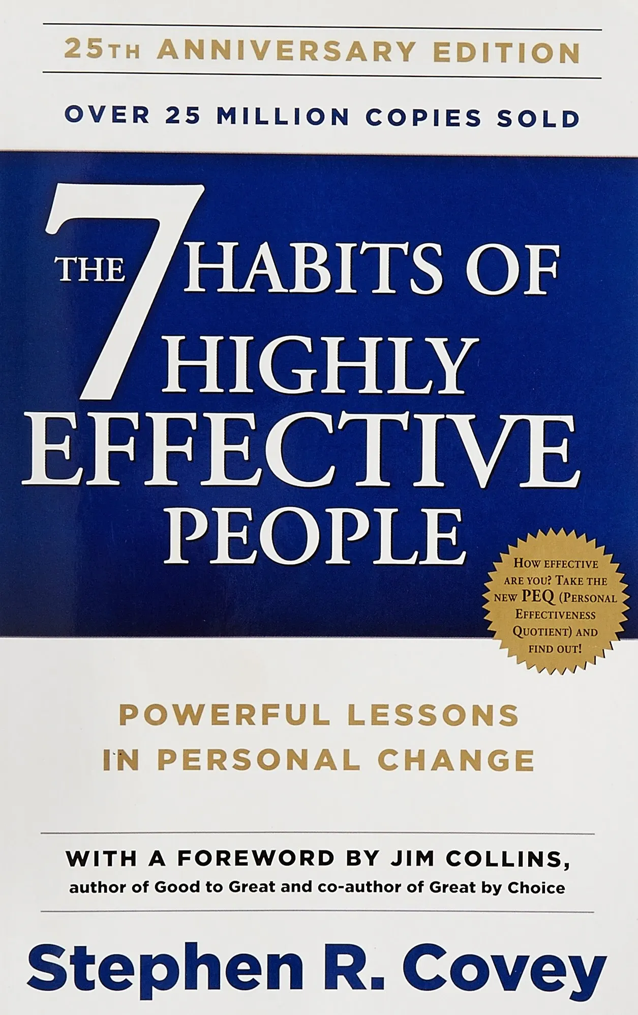 Book cover of The 7 Habits of Highly Effective People by Stephen R. Covey