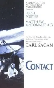 Book cover of Contact by Carl Sagan
